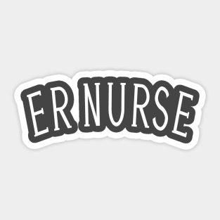 ER Nurse Sticker